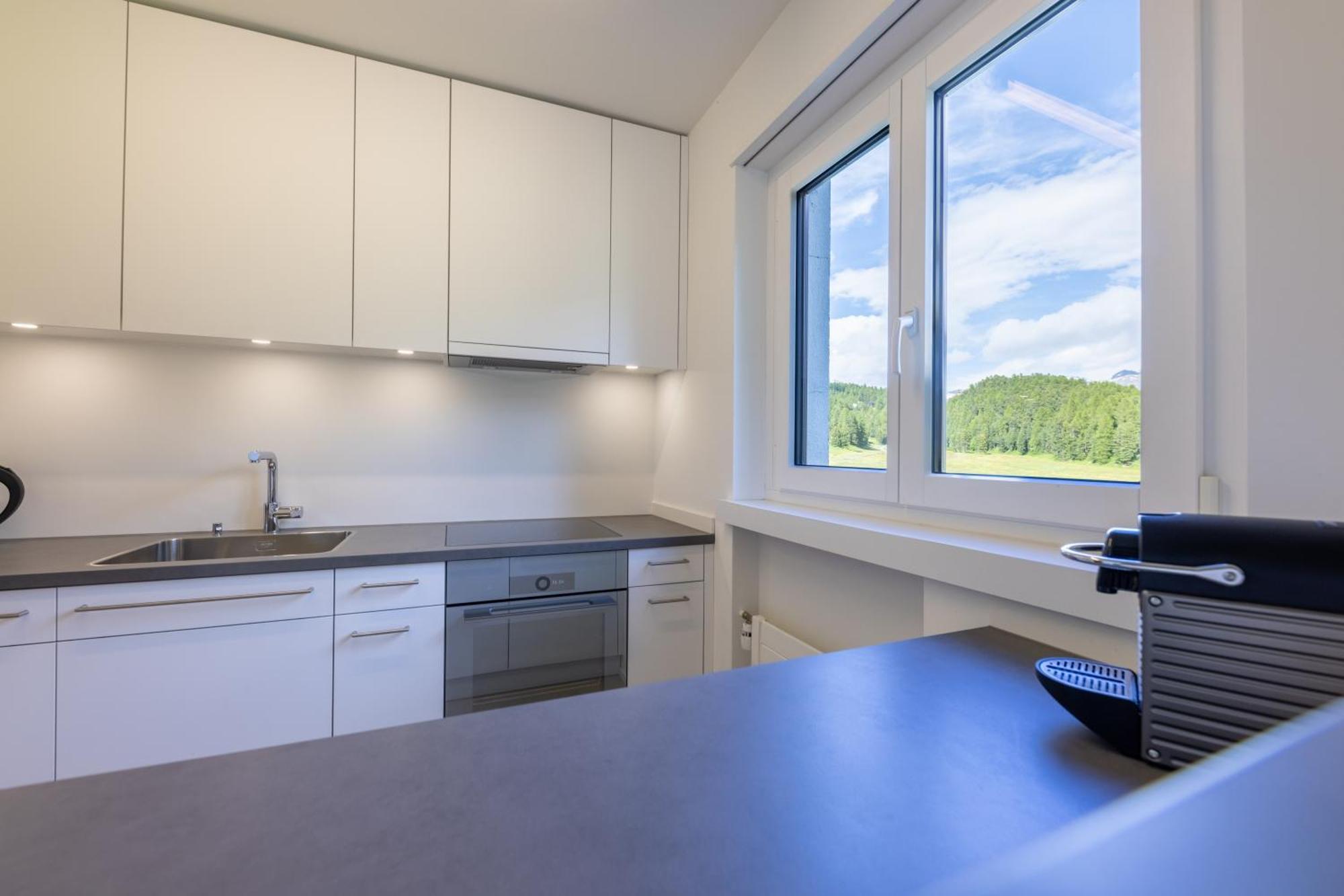 Cosy Apartment Facing Piz Rosatsch เซนต์โมริตส์ ภายนอก รูปภาพ