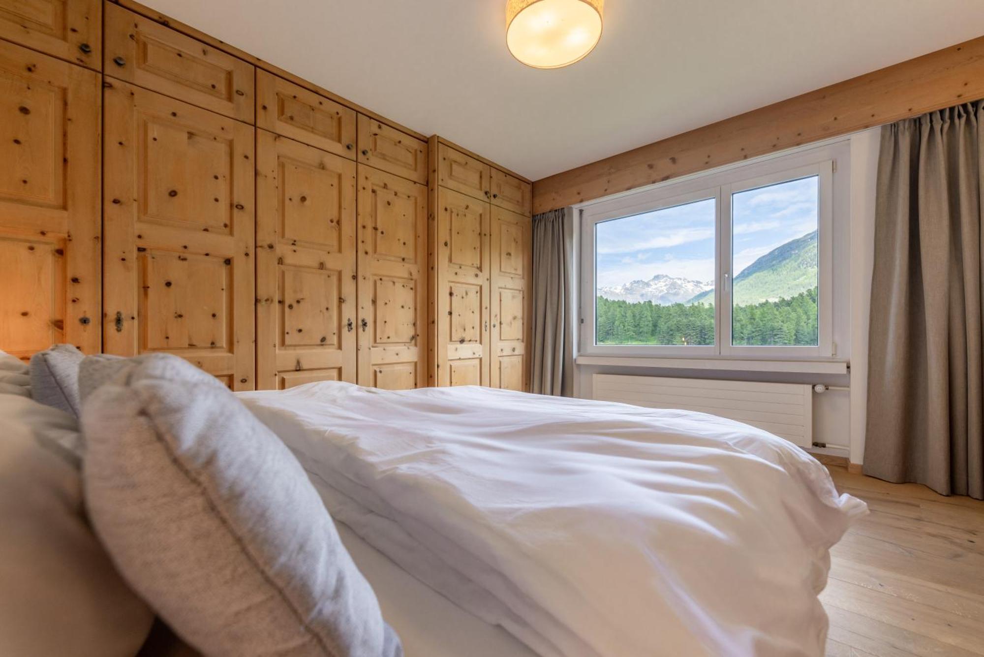 Cosy Apartment Facing Piz Rosatsch เซนต์โมริตส์ ภายนอก รูปภาพ